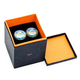Hand Painted South Dakota State Quarter Cufflinks - Cufflinks.com - Flyclothing LLC