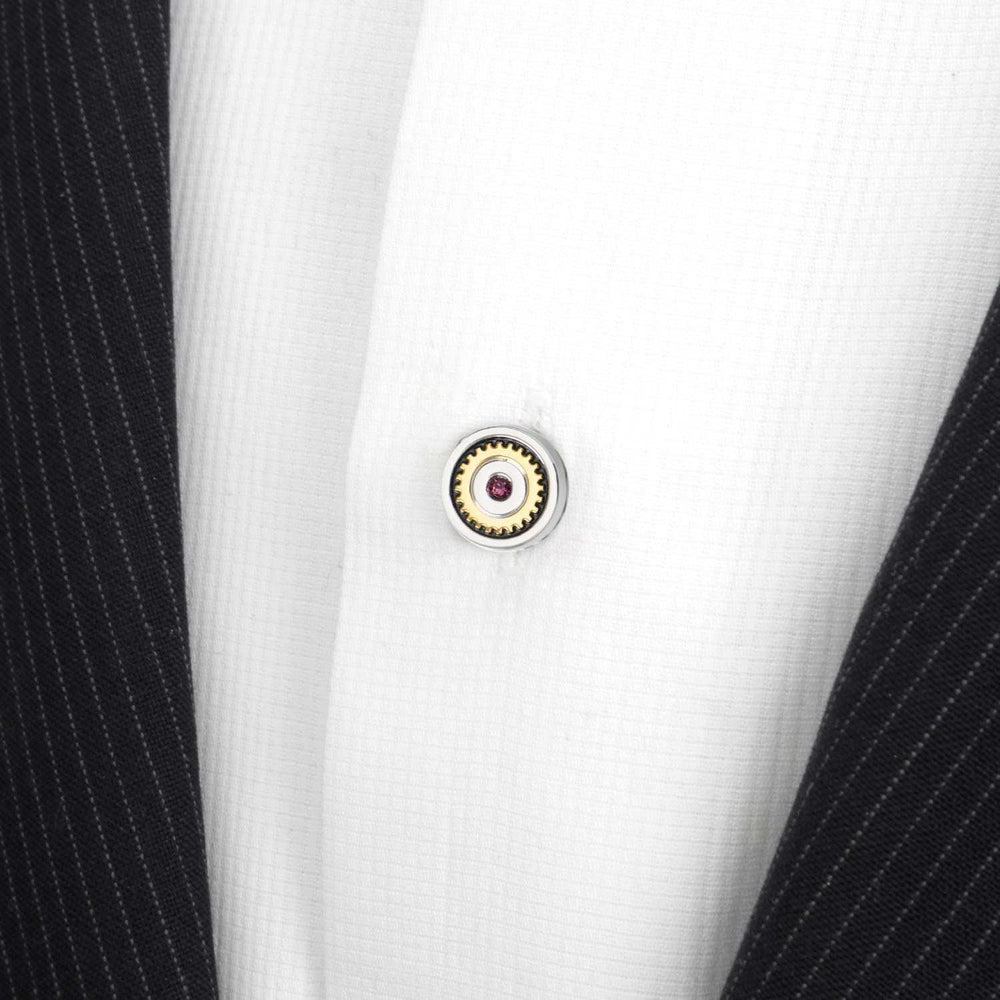Gear Amethyst Stone 5-Studs - Cufflinks.com - Flyclothing LLC