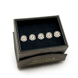 Gear Amethyst Stone 5-Studs - Cufflinks.com - Flyclothing LLC
