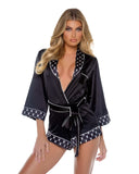 Playboy Bunny Smoke Lounge Romper - Roma Costume - Flyclothing LLC