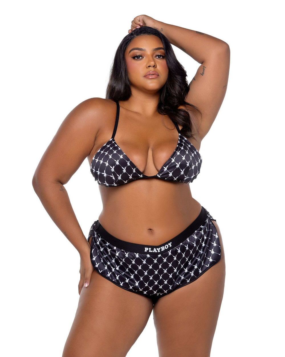 Playboy Bunny Smoke Lounge 2pc Set - Roma Costume - Flyclothing LLC