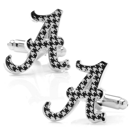 NCAA University of Alabama Houndstooth Cufflinks - Cufflinks.com - Flyclothing LLC