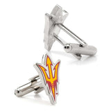 NCAA Arizona State University Sun Devils Pitchfork Cufflinks - Cufflinks.com - Flyclothing LLC