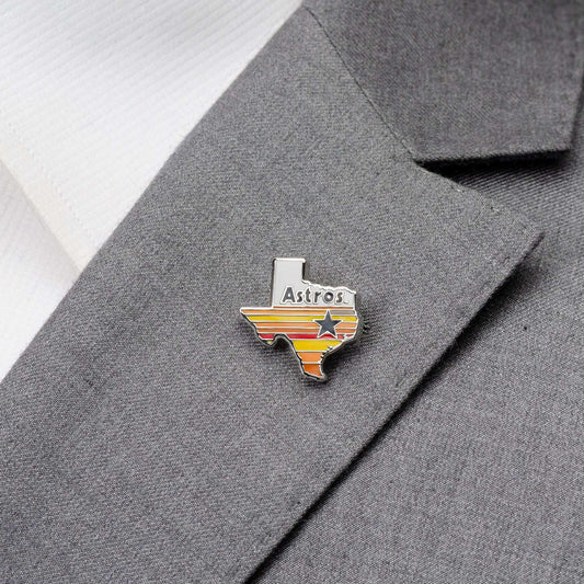 MLB Houston Astros Tequila Sunrise Lapel Pin - Cufflinks.com - Flyclothing LLC