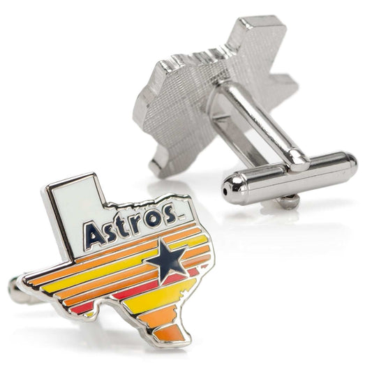 MLB Houston Astros Tequila Sunrise Cufflinks - Cufflinks.com - Flyclothing LLC