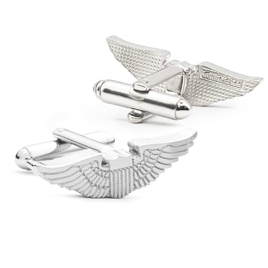 Aviator's Wings Cufflinks - Cufflinks.com - Flyclothing LLC