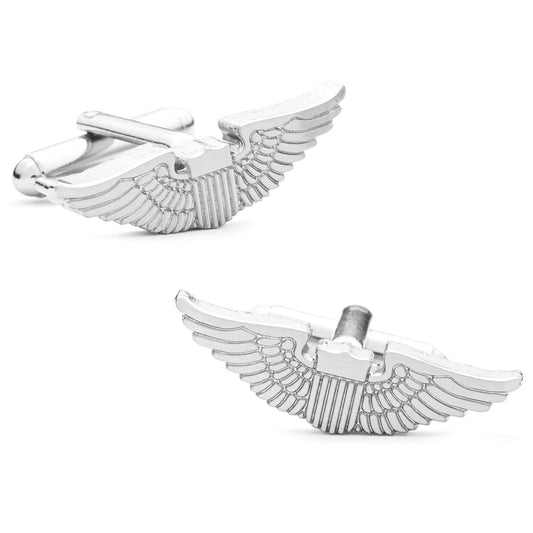 Aviator's Wings Cufflinks - Cufflinks.com - Flyclothing LLC