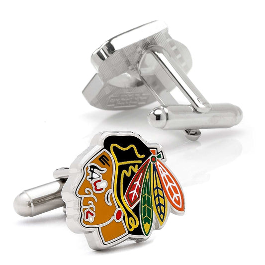 NHL Chicago Blackhawks Cufflinks - Cufflinks.com - Flyclothing LLC