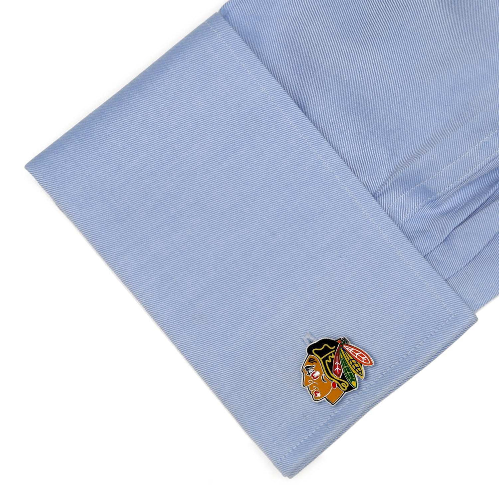 NHL Chicago Blackhawks Cufflinks - Cufflinks.com - Flyclothing LLC
