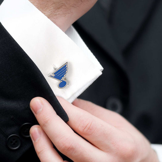 NHL St. Louis Blues Cufflinks - Cufflinks.com - Flyclothing LLC