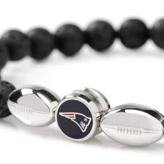 NFL New England Patriots Beaded Bracelet - Cufflinks.com - Flyclothing LLC