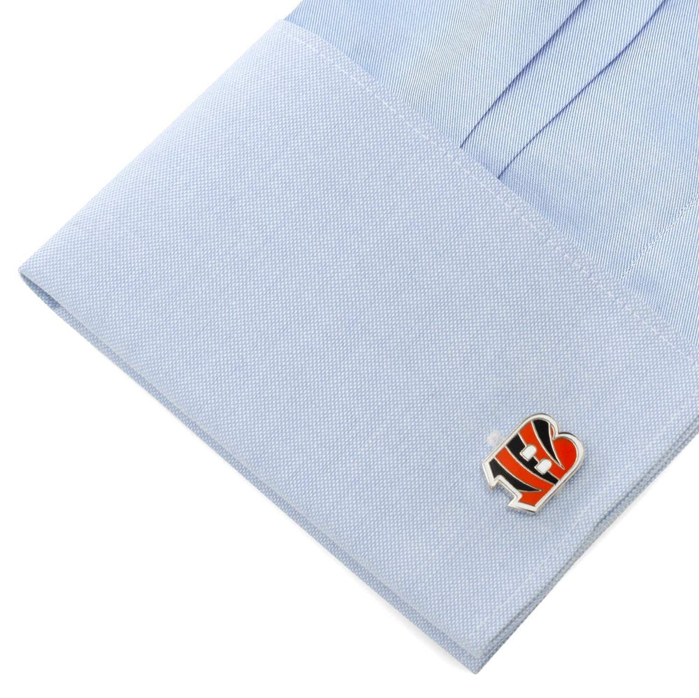 NFL Cincinnati Bengals Cufflinks - Cufflinks.com - Flyclothing LLC