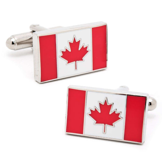Canadian Flag Cufflinks - Cufflinks.com - Flyclothing LLC