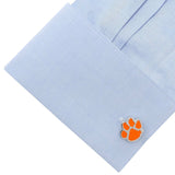 NCAA Clemson University Tigers Cufflinks & Tie Bar Gift Set - Cufflinks.com - Flyclothing LLC