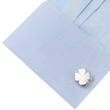 Four Leaf Clover Cufflinks - Cufflinks.com - Flyclothing LLC
