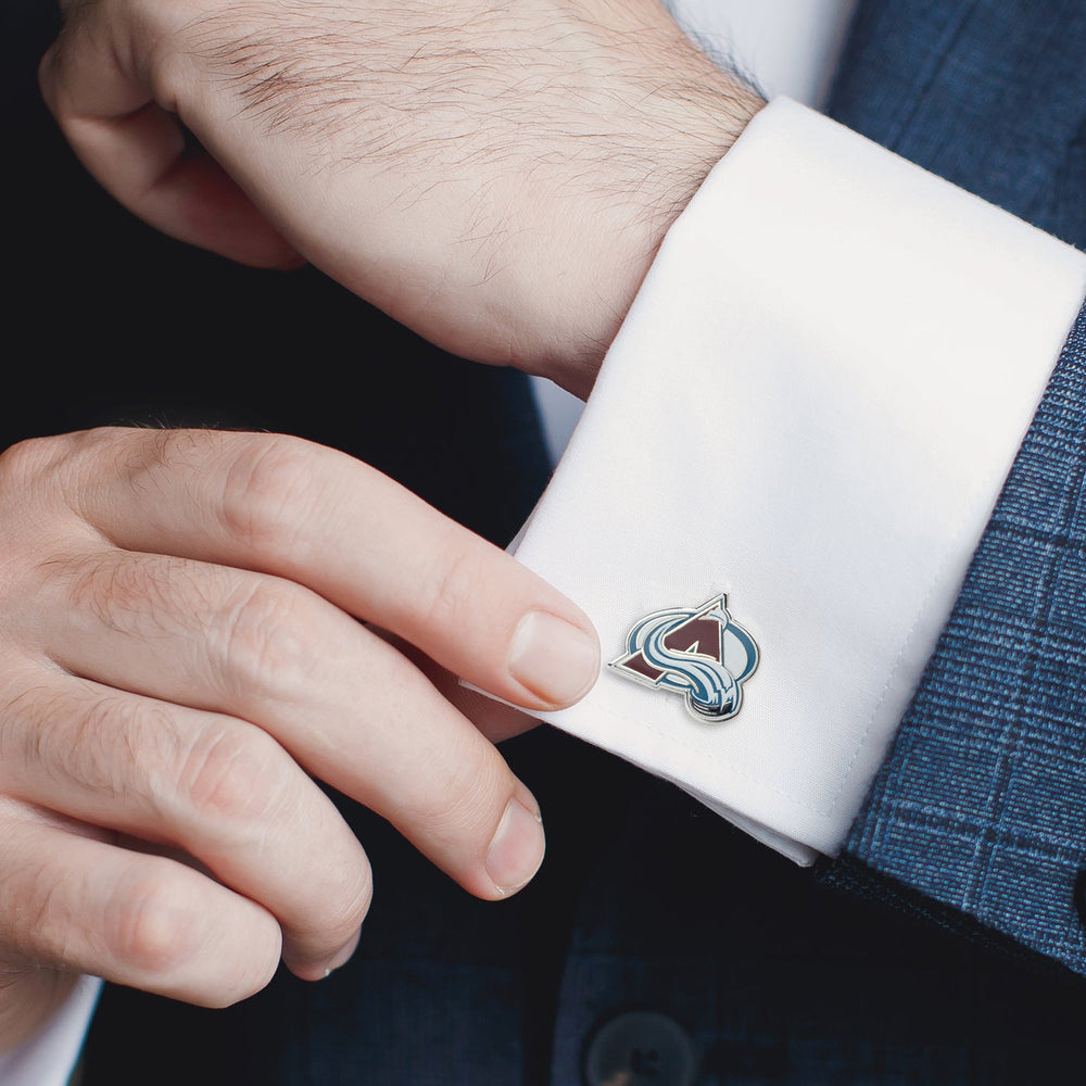 NHL Colorado Avalanche Cufflinks - Cufflinks.com - Flyclothing LLC