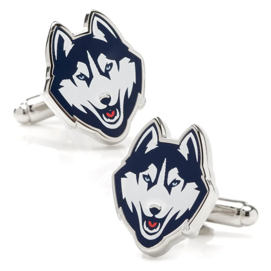 NCAA University of Connecticut Huskies Cufflinks - Cufflinks.com - Flyclothing LLC