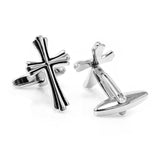 Silver Cross Cufflinks - Cufflinks.com - Flyclothing LLC