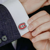 NCAA St. Cloud State Husky Mascot Cufflinks - Cufflinks.com - Flyclothing LLC