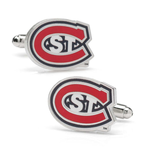 NCAA St. Cloud State Husky Mascot Cufflinks - Cufflinks.com - Flyclothing LLC