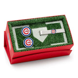 MLB Chicago Cubs Cufflinks and Tie Clip Gift Set - Cufflinks.com - Flyclothing LLC