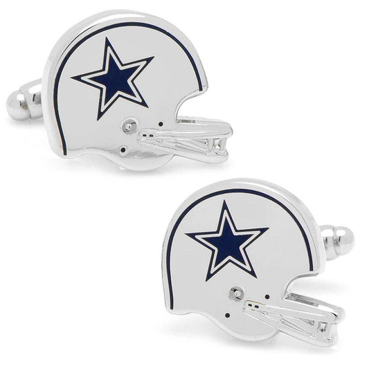 NFL Dallas Cowboys Throwback Helmet Cufflinks - Cufflinks.com - Flyclothing LLC