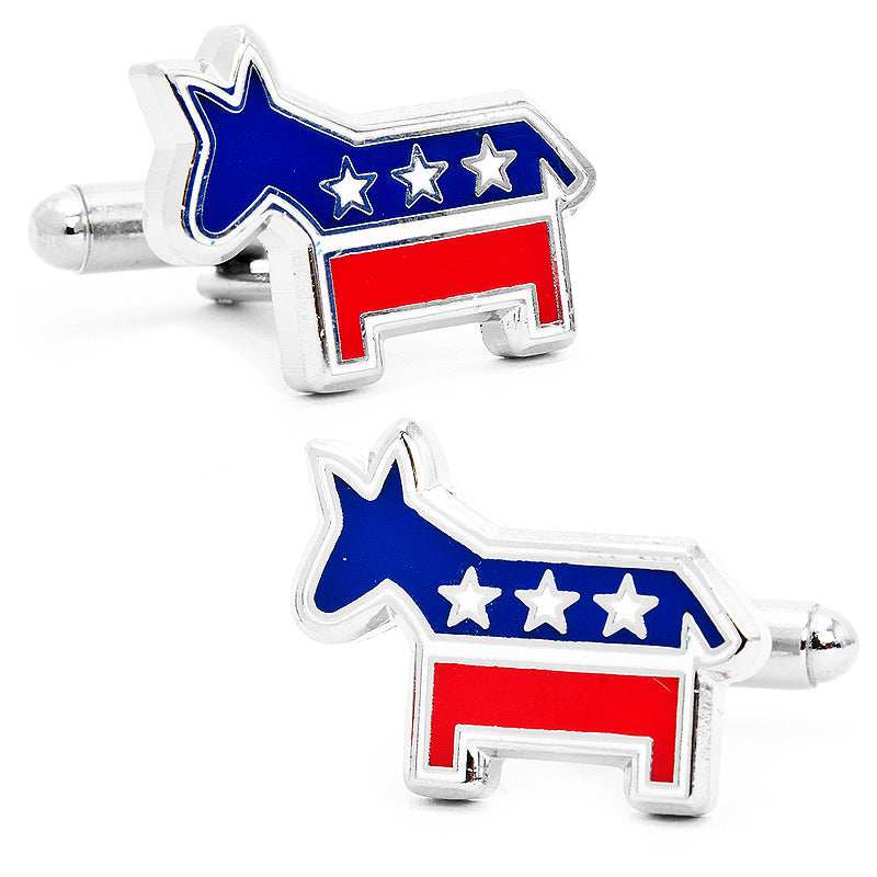 Democratic Donkey Cufflinks - Cufflinks.com - Flyclothing LLC