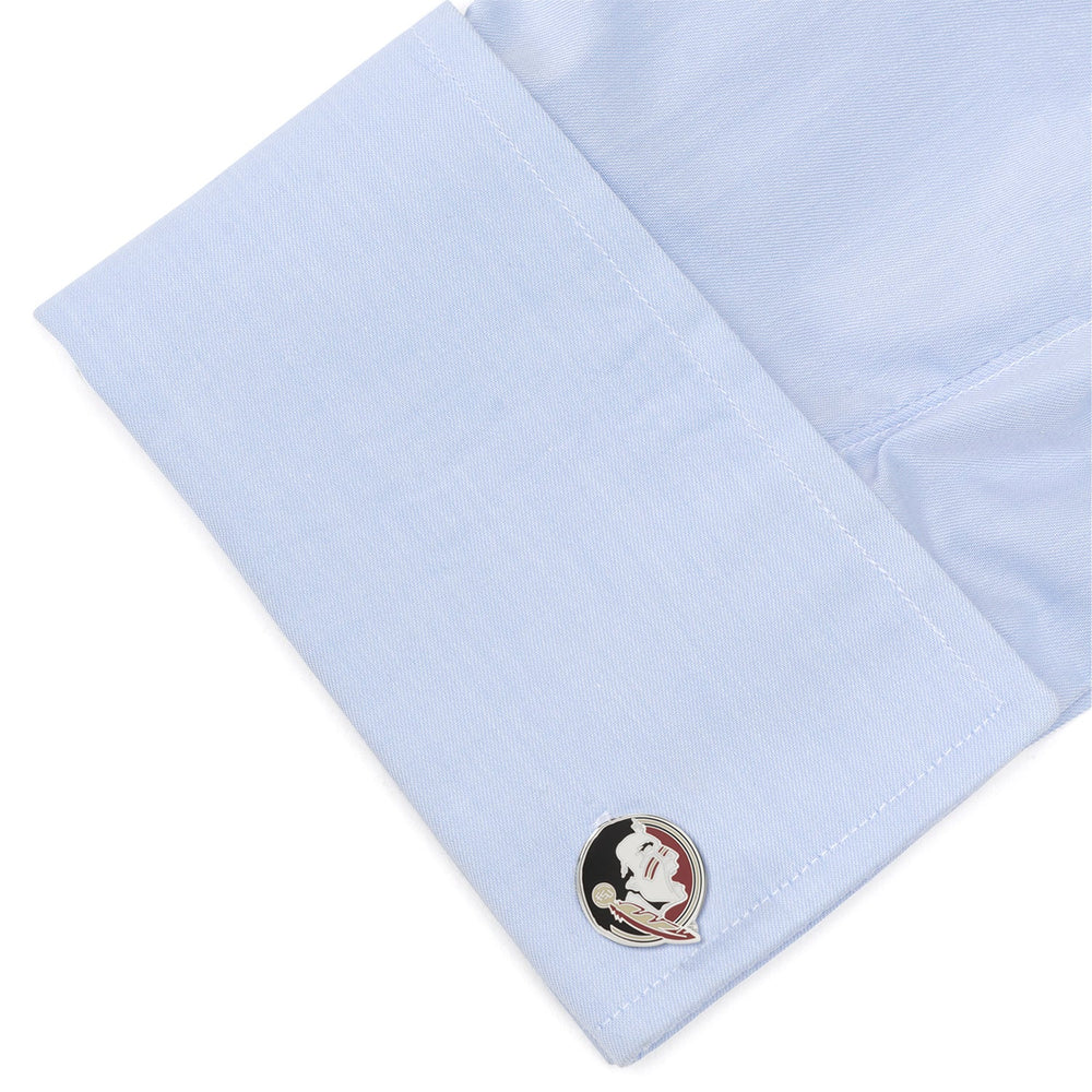 NCAA Florida State Seminole Head Cufflinks - Cufflinks.com - Flyclothing LLC