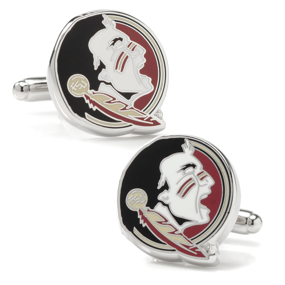 NCAA Florida State Seminole Head Cufflinks - Cufflinks.com - Flyclothing LLC