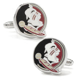 NCAA Florida State Seminole Head Cufflinks - Cufflinks.com - Flyclothing LLC