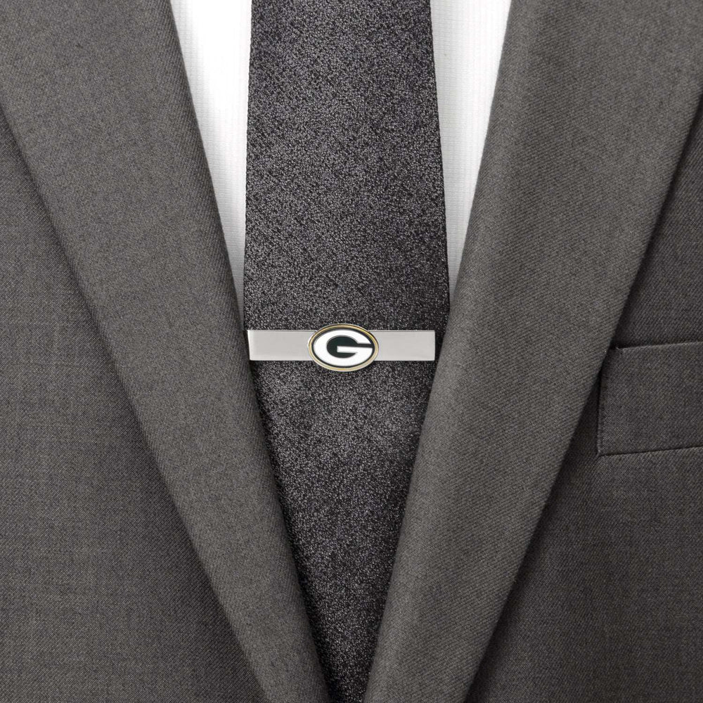 NFL Green Bay Packers Cufflinks and Tie Bar Gift Set - Cufflinks.com - Flyclothing LLC
