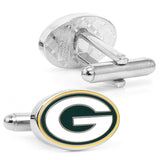 NFL Green Bay Packers Cufflinks and Tie Bar Gift Set - Cufflinks.com - Flyclothing LLC