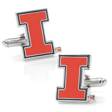 NCAA University of Illinois Fighting Illini Cufflinks - Cufflinks.com - Flyclothing LLC