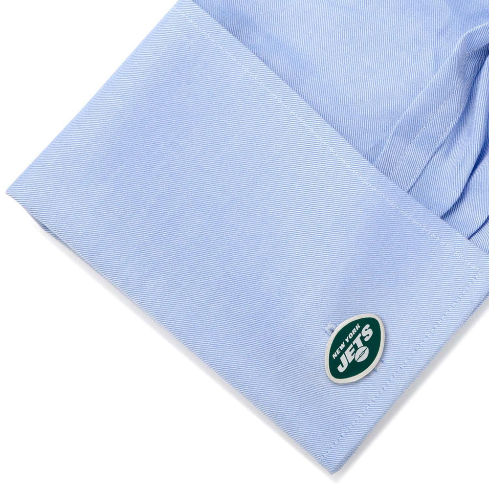 NFL New York Jets Cufflinks & Tie Bar Gift Set - Cufflinks.com - Flyclothing LLC