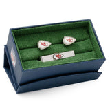 NFL Kansas City Chiefs Cufflinks and Tie Clip Gift Set - Cufflinks.com - Flyclothing LLC