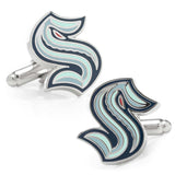 NHL Seattle Kraken Cufflinks & Tie Clip Gift Set - Cufflinks.com - Flyclothing LLC
