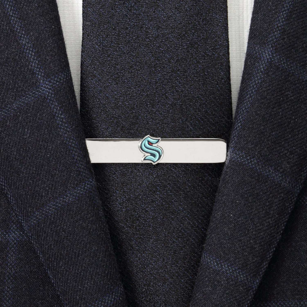 NHL Seattle Kraken Cufflinks & Tie Clip Gift Set - Cufflinks.com - Flyclothing LLC