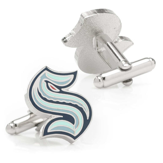 NHL Seattle Kraken Cufflinks - Cufflinks.com - Flyclothing LLC
