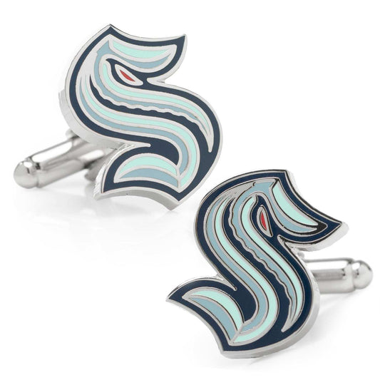 NHL Seattle Kraken Cufflinks - Cufflinks.com - Flyclothing LLC