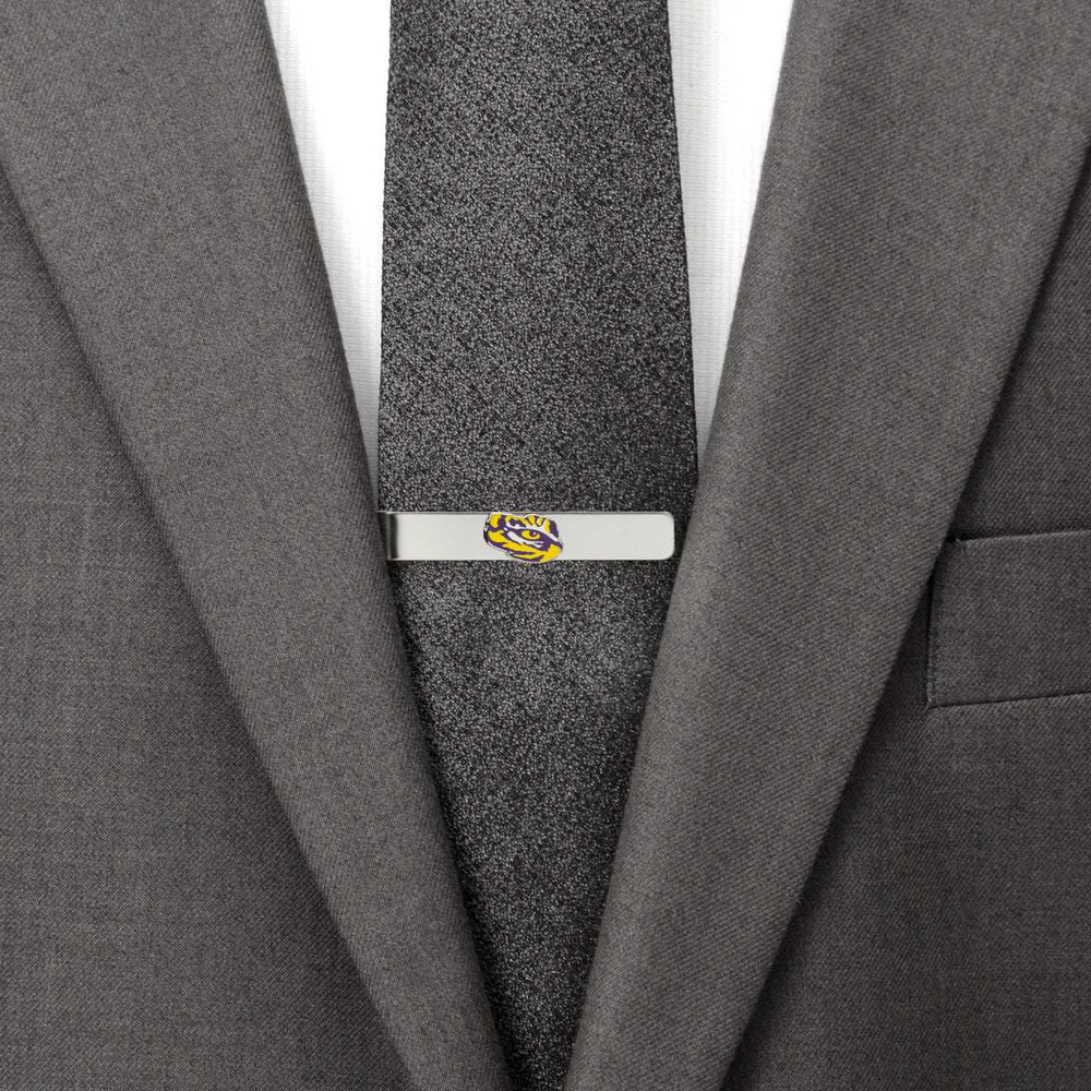 NCAA LSU Tiger's Eye Tie Bar - Cufflinks.com - Flyclothing LLC