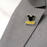 NFL Green Bay Packers & Mickey Lapel Pin - Cufflinks.com - Flyclothing LLC