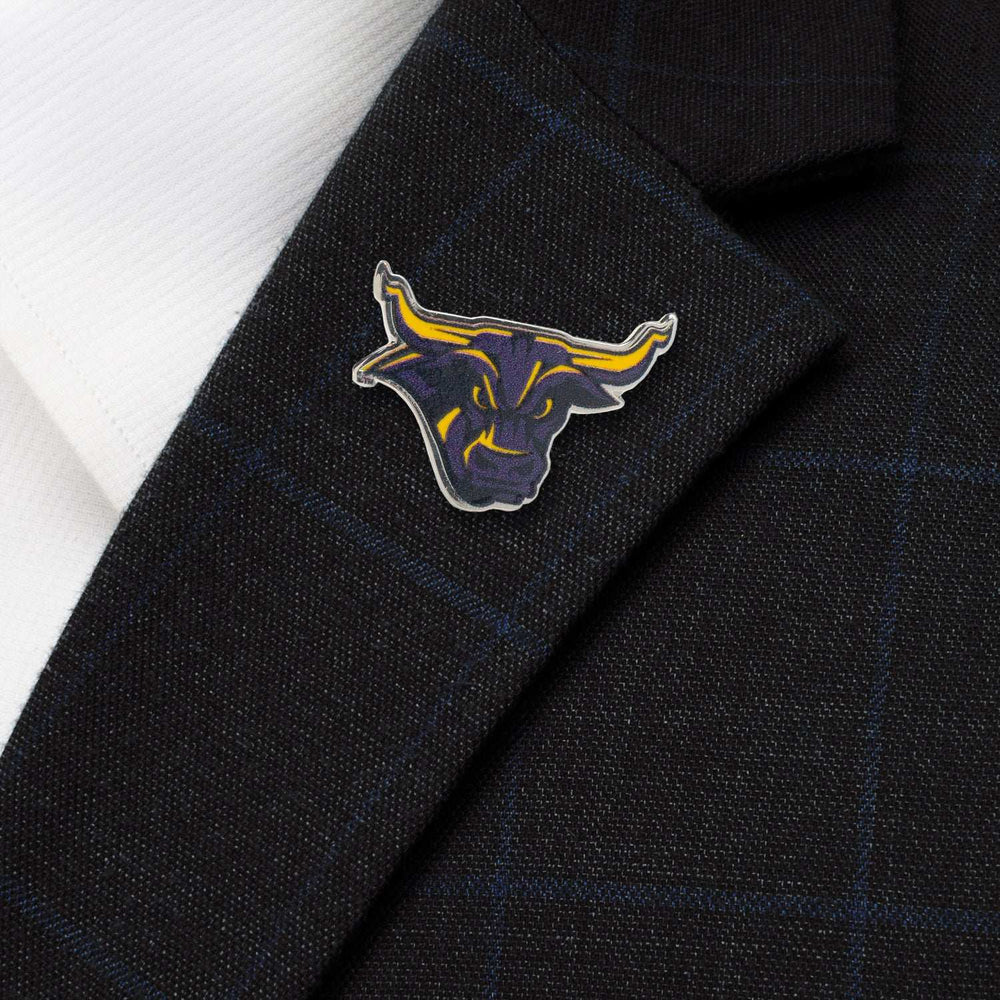 NCAA Mankato State Stomper Mascot Lapel Pin - Cufflinks.com - Flyclothing LLC