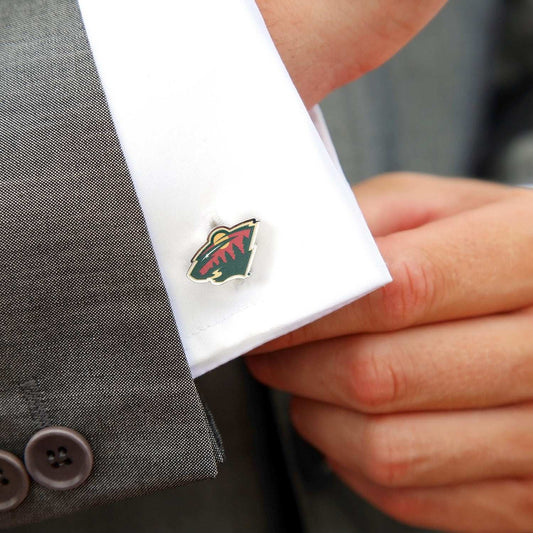 NHL Minnesota Wild Cufflinks - Cufflinks.com - Flyclothing LLC