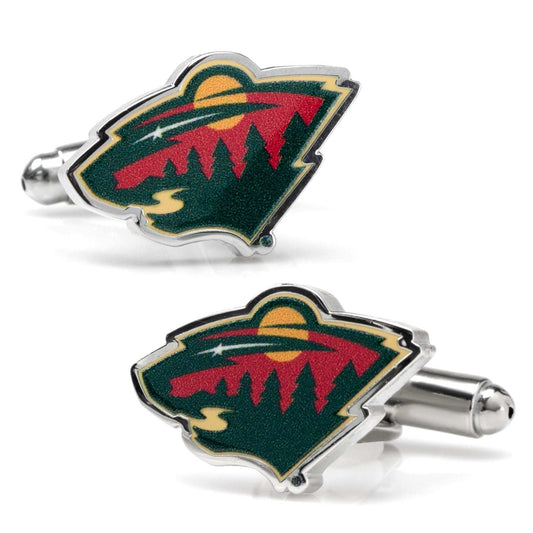 NHL Minnesota Wild Cufflinks - Cufflinks.com - Flyclothing LLC