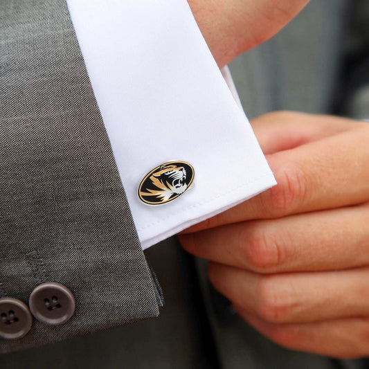NCAA University of Missouri Tigers Cufflinks - Cufflinks.com - Flyclothing LLC