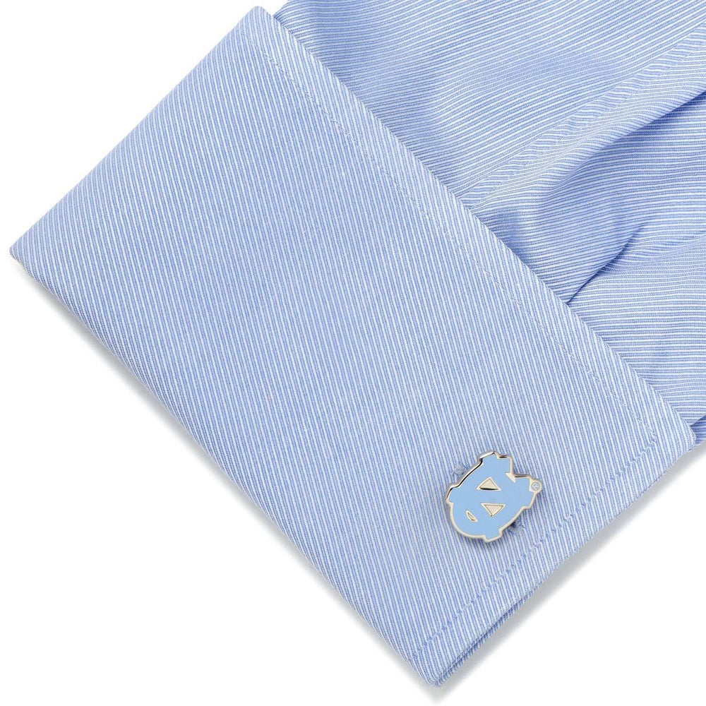 NCAA North Carolina Tar Heels Cufflinks and Tie Bar Gift Set - Cufflinks.com - Flyclothing LLC