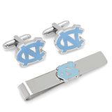 NCAA North Carolina Tar Heels Cufflinks and Tie Bar Gift Set - Cufflinks.com - Flyclothing LLC