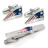 NFL New England Patriots Cufflinks and Tie Clip Gift Set - Cufflinks.com - Flyclothing LLC