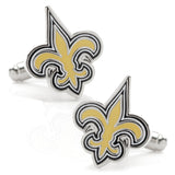 NFL New Orleans Saints Cufflinks and Tie Bar Gift Set