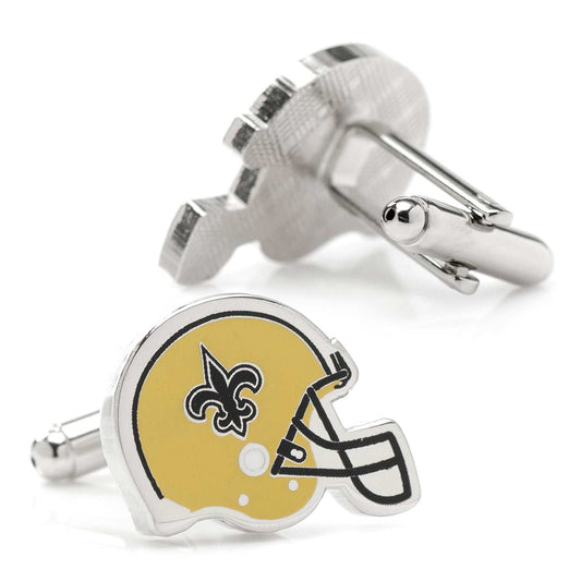 NFL New Orleans Saints Retro Helmet Cufflinks - Cufflinks.com - Flyclothing LLC